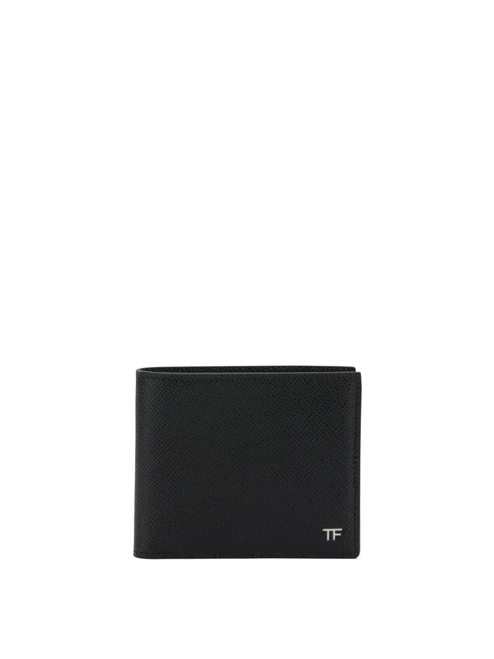 Tom Ford Small Grain Leather Bifold Wallet Wallets & Card holders - Nero | e36c46c0a1493eec1641e59ede79b22bf3d786d9