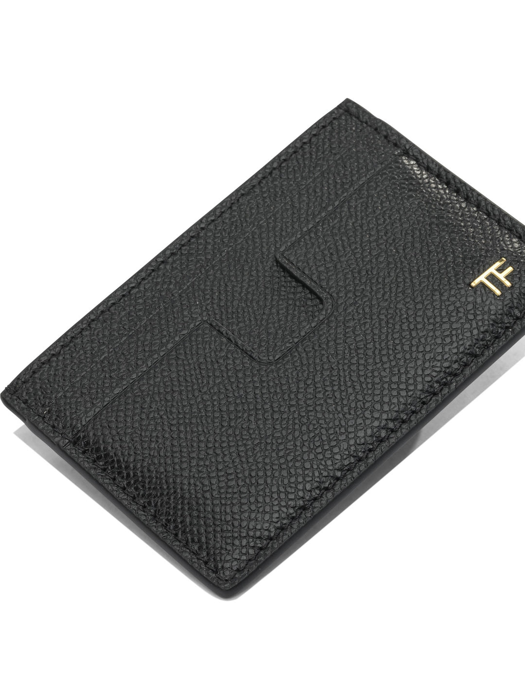 Tom Ford Small Grain Leather Card Holder Wallets & Card holders - Nero | 1897d7be6b84b68b896d762d6490b2903ed78ffc