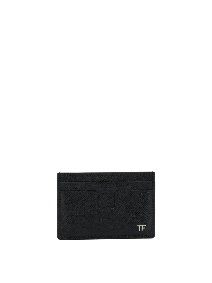 Tom Ford Small Grain Leather Card Holder Wallets & Card holders - Nero | bf8a06adf34088c2af27e2a490b1d7e2b8327ec6