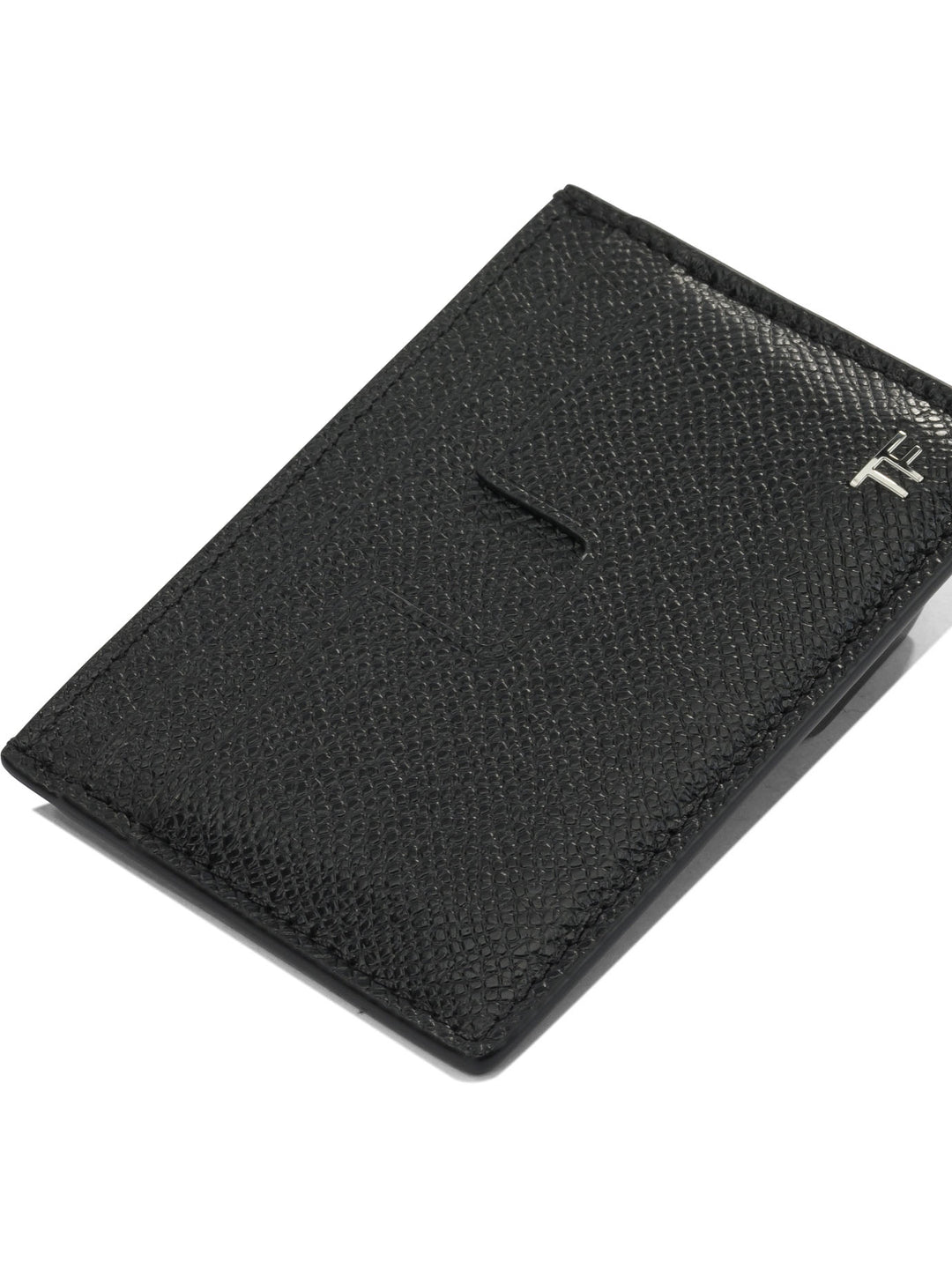 Tom Ford Small Grain Leather Card Holder Wallets & Card holders - Nero | 01b12b2ba6fbf52928f3f91bd5c407326edd77cd