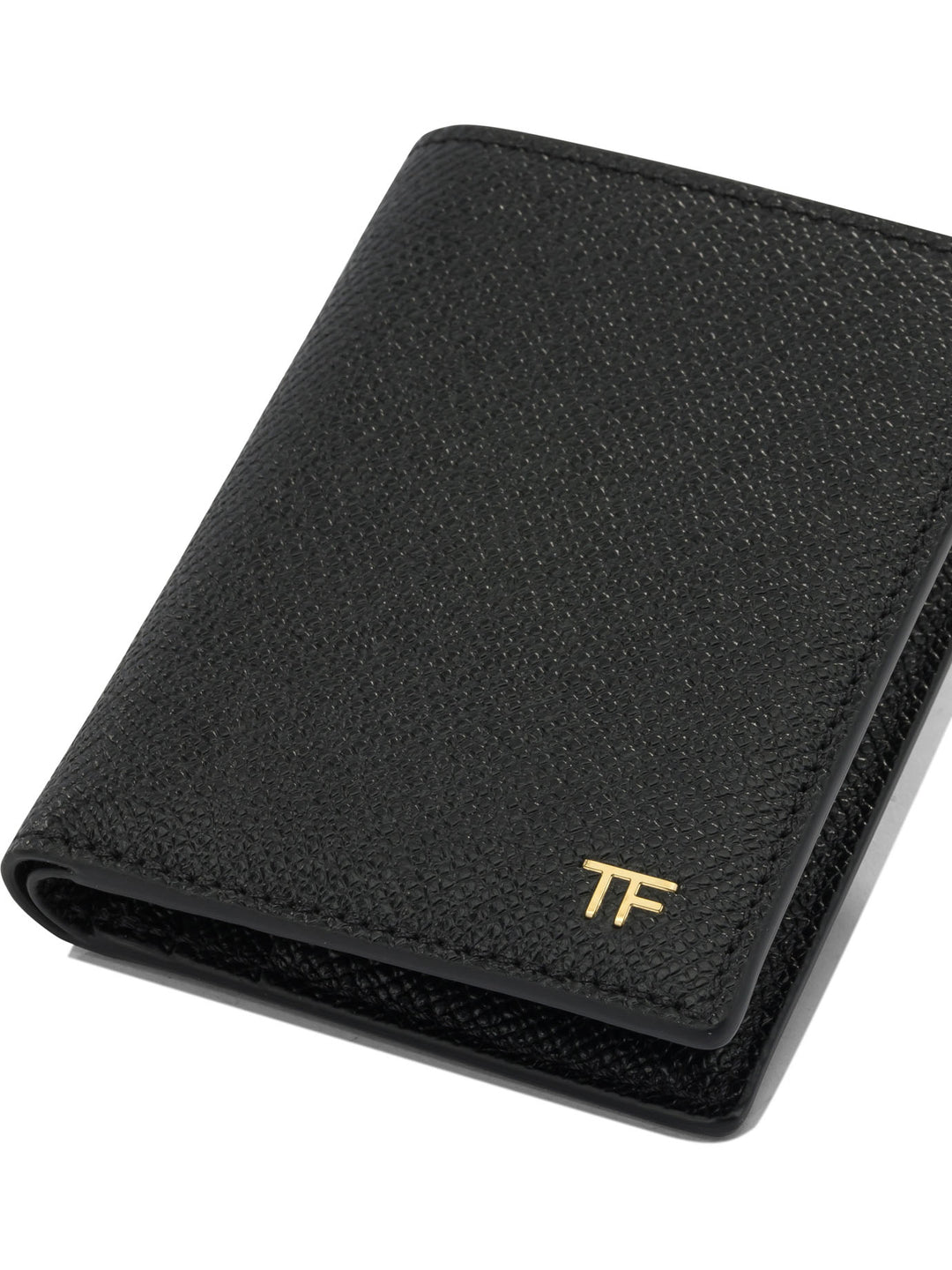 Tom Ford Small Grain Leather Folding Card Holder Wallets & Card holders - Nero | 0779bf88af4829705d097e7a77be85e26384a48b