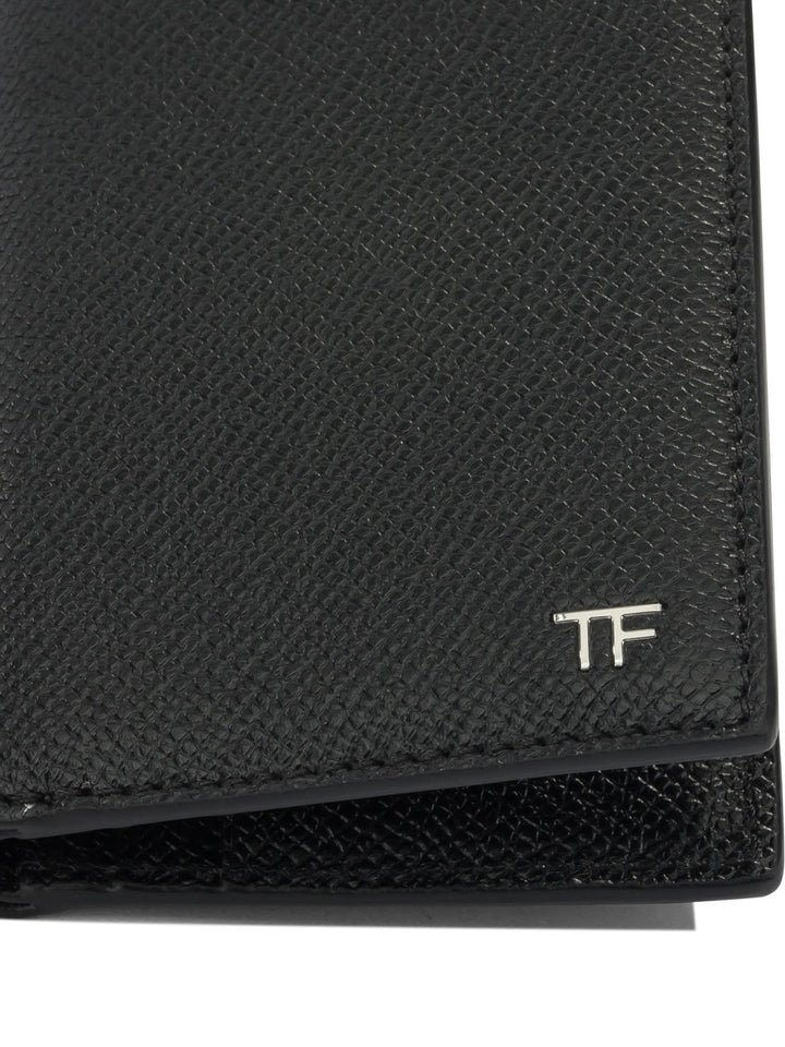 Tom Ford Small Grain Leather Folding Card Holder Wallets & Card holders - Nero | 6936501acd515c05313e404996c3bd4b3a0230c3