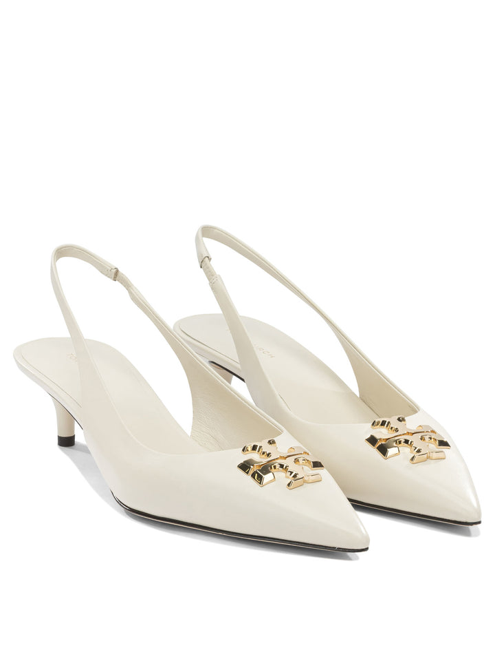 Tory Burch  Heeled shoes - Bianco | d7086a3c89441bb3594d8e99c2f1d87760495ef9