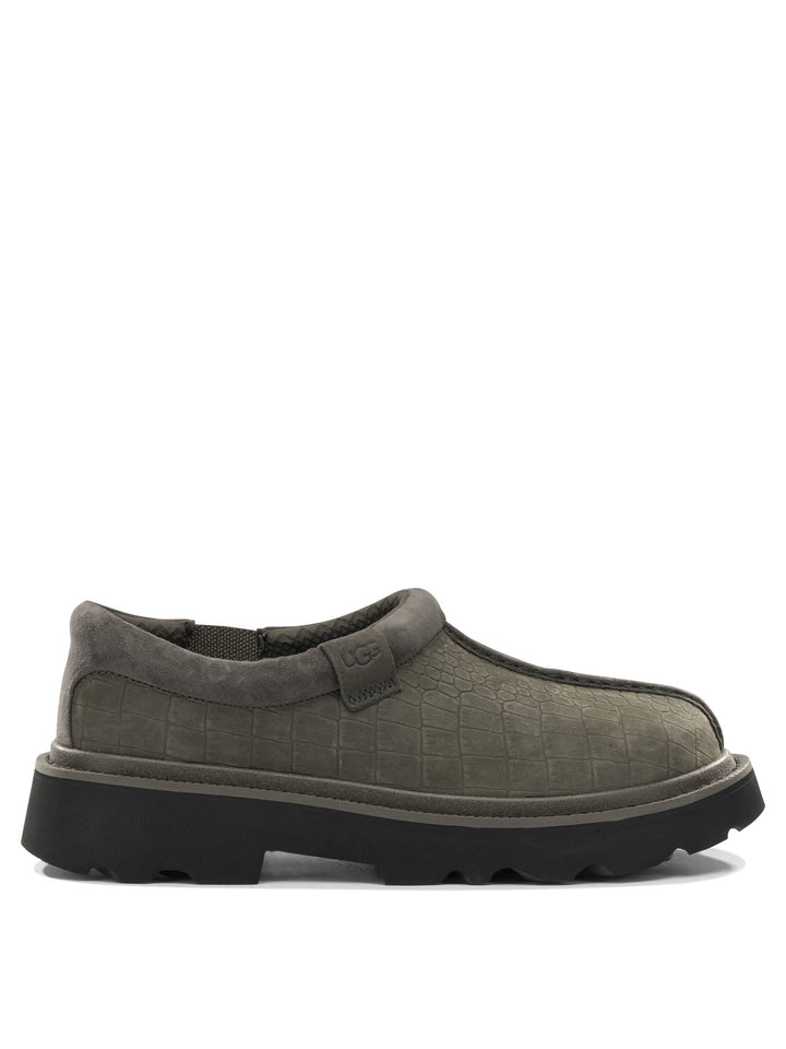 Ugg Tasman Lug Embossed Loafers & Slippers - Grey | 38ba4186993145068d7c95a77231200cc9613e18