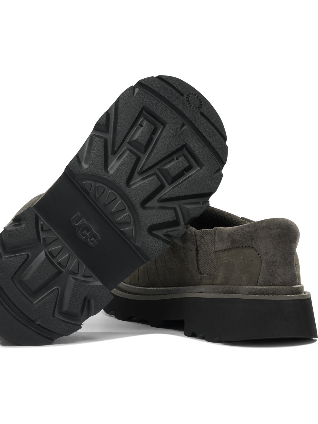 Ugg Tasman Lug Embossed Loafers & Slippers - Grey | cc2017efcd52b3531f7e5cde9d9e79484a36ea7e