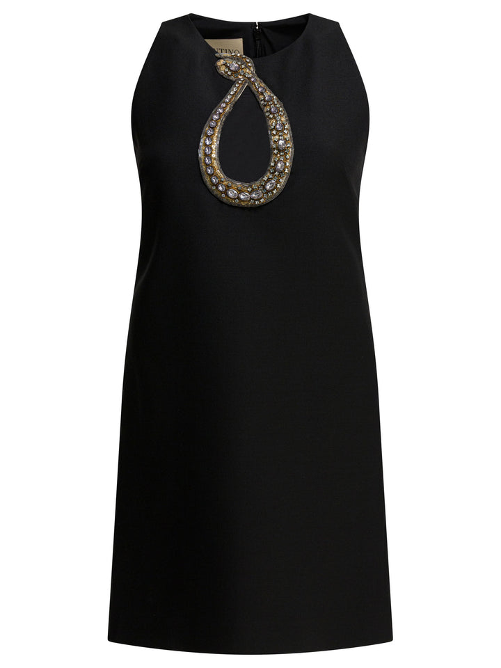 Valentino Short Flared Dress Abiti - Nero | 1aca8b33311bf797ecb22d4557c3c68fc8ea612b