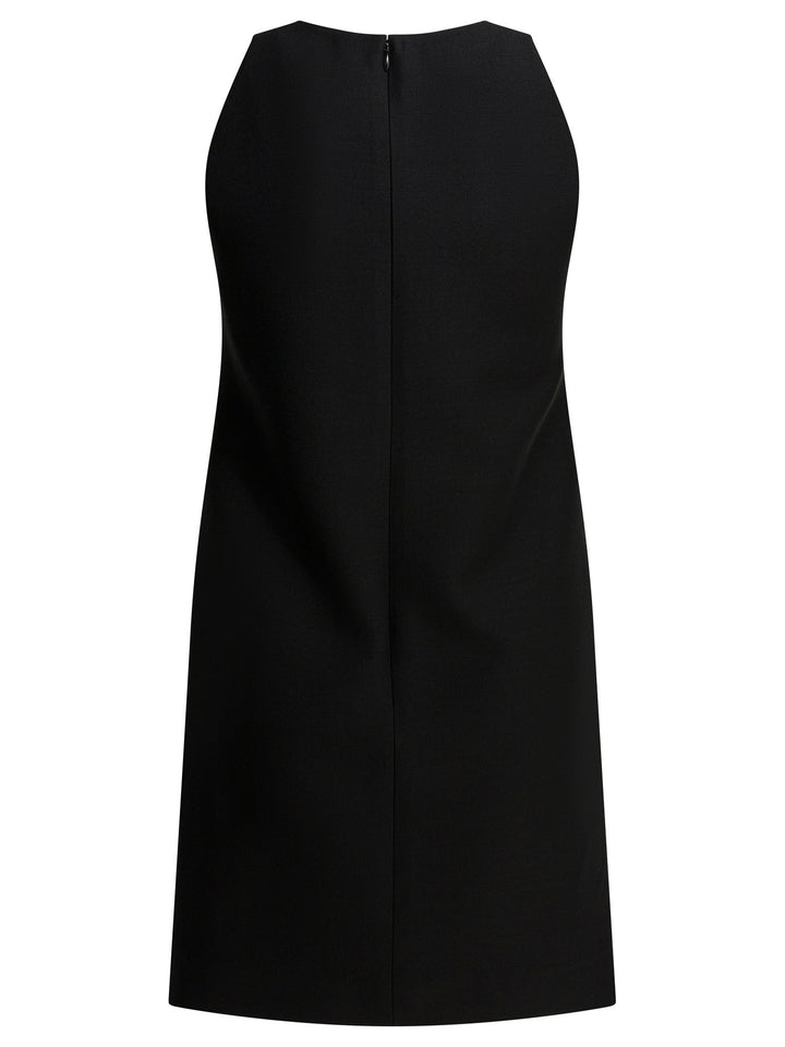 Valentino Short Flared Dress Abiti - Nero | 845c0cd193c143c233b68734f66e0d5b30ea48be