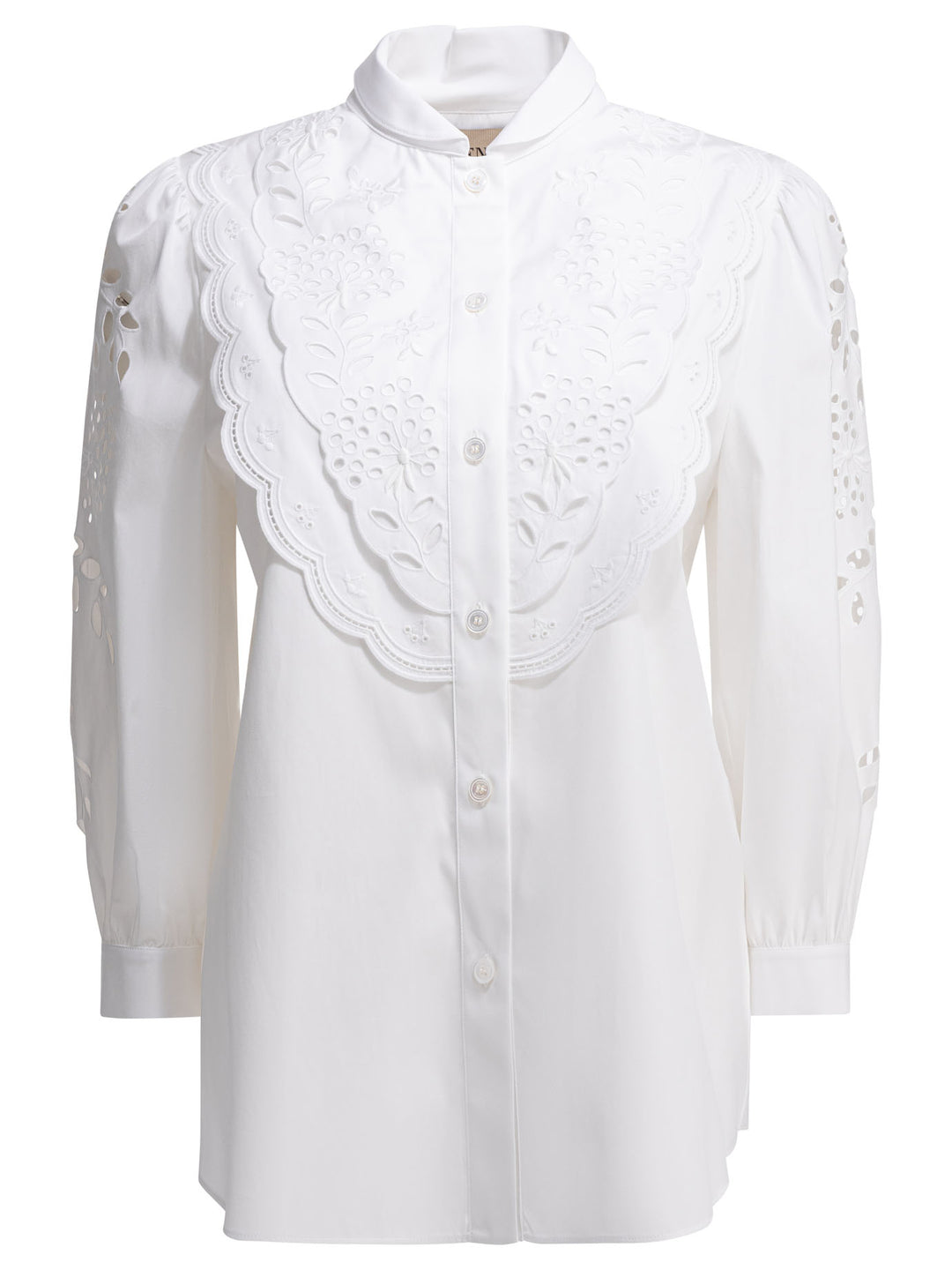 Valentino Embroidered Casual Shirt Shirts - Bianco | 65ecfe3fe55bcacbbffc0f806fe7951884c827aa
