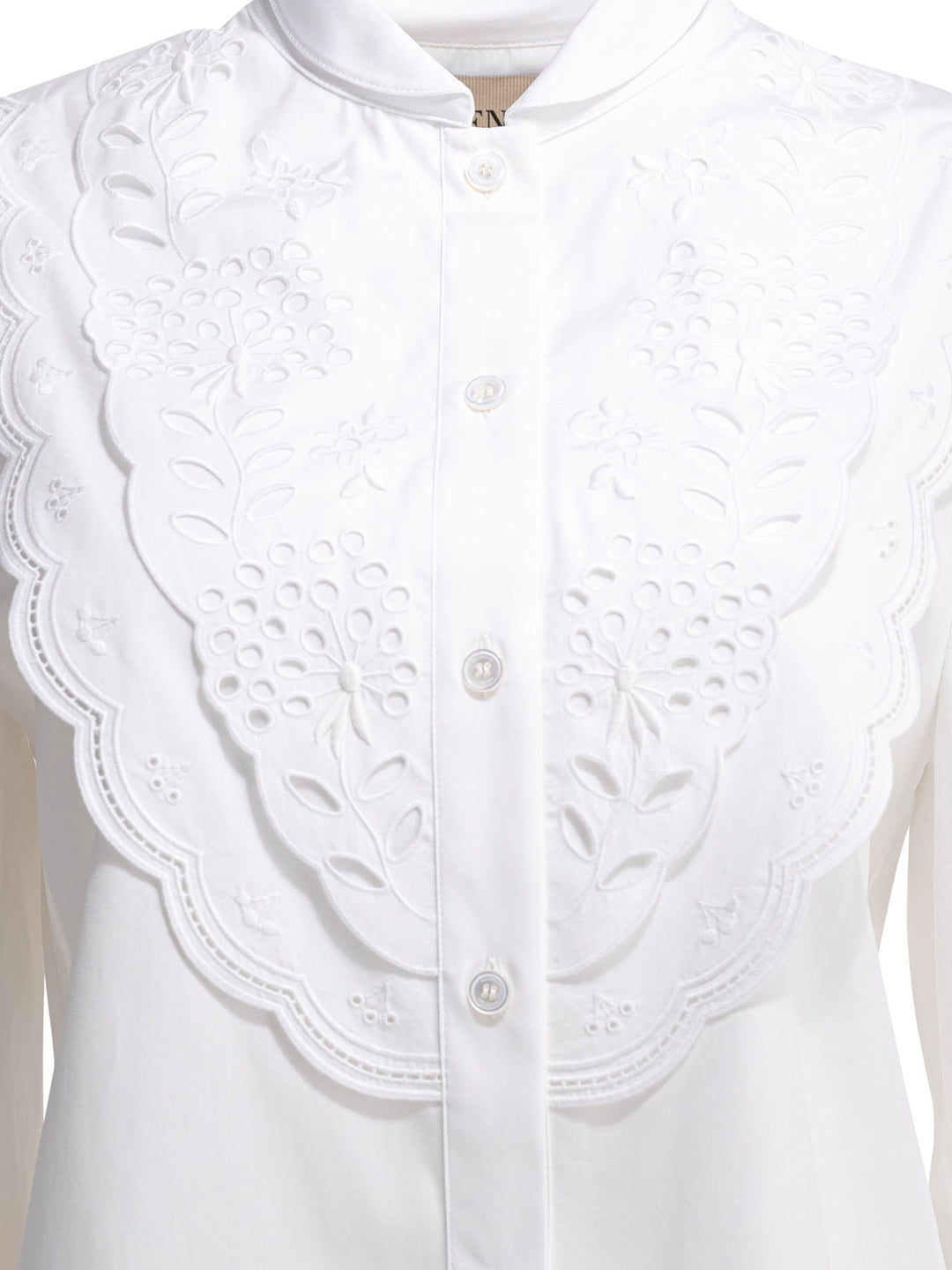 Valentino Embroidered Casual Shirt Shirts - Bianco | 8adc53e83fcced9894905d8a596d3951cffb59cf