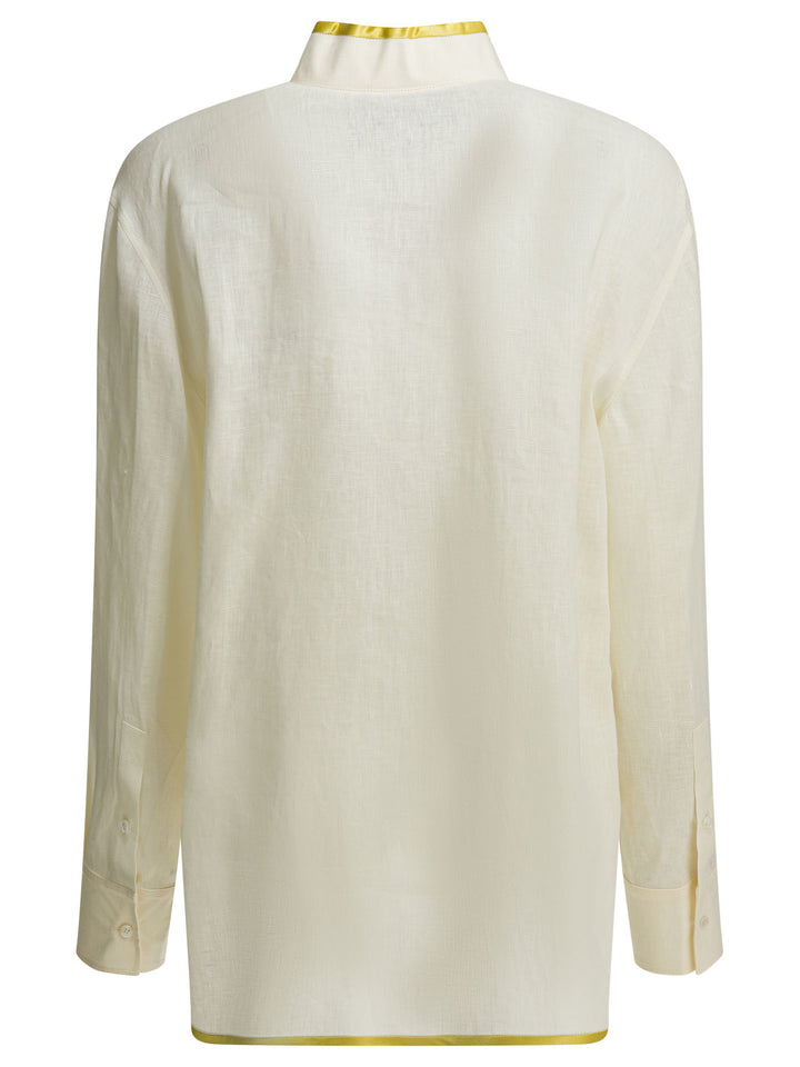 Valentino Embroidered Casual Shirt Shirts - Bianco | 0fdf2416ba31cbbf6784de5e03b07ceaf49a4523