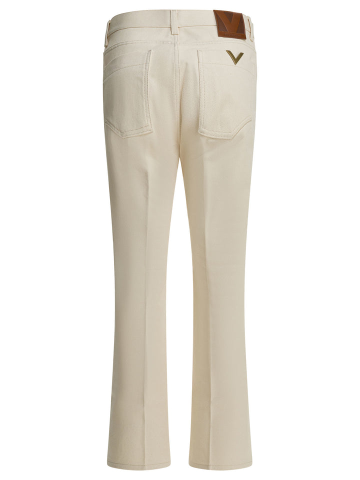 Valentino Flared Jeans - Bianco | f917f09c05333cbd438e759b3b7371c5268ebb94