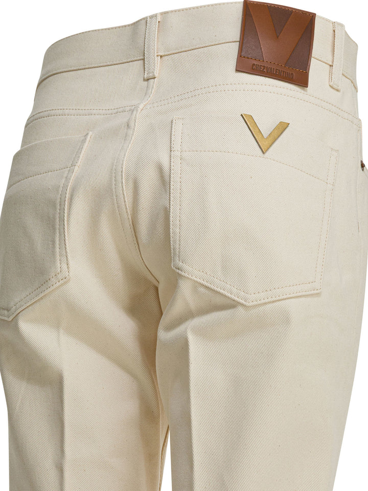 Valentino Flared Jeans - Bianco | 83c6873de399a716c524644f933d1239470869e7