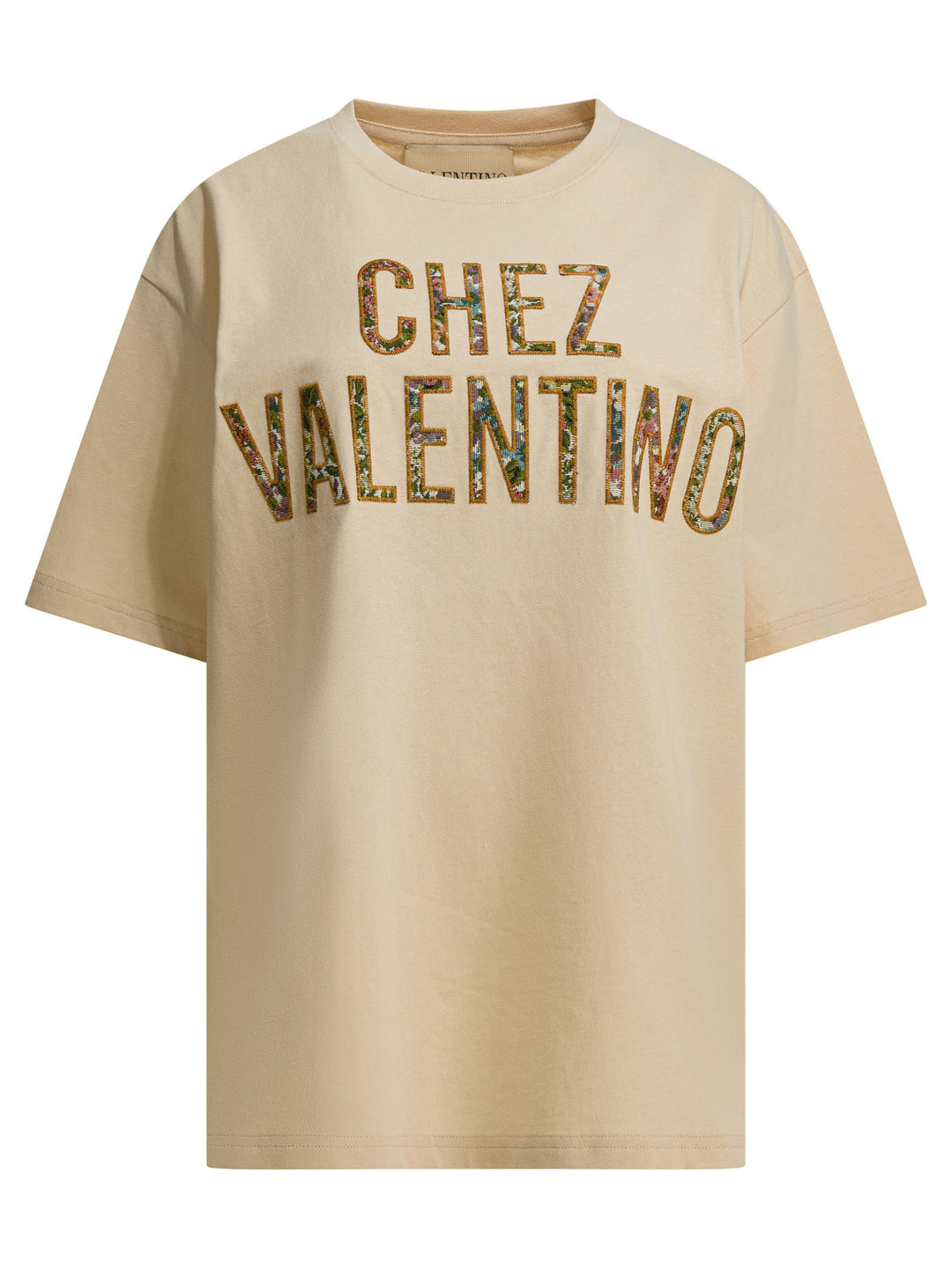 Valentino Chez Valentino T-shirts - Beige | f9a147df5ef67ceb15fe3cd7bca61d63010806b0