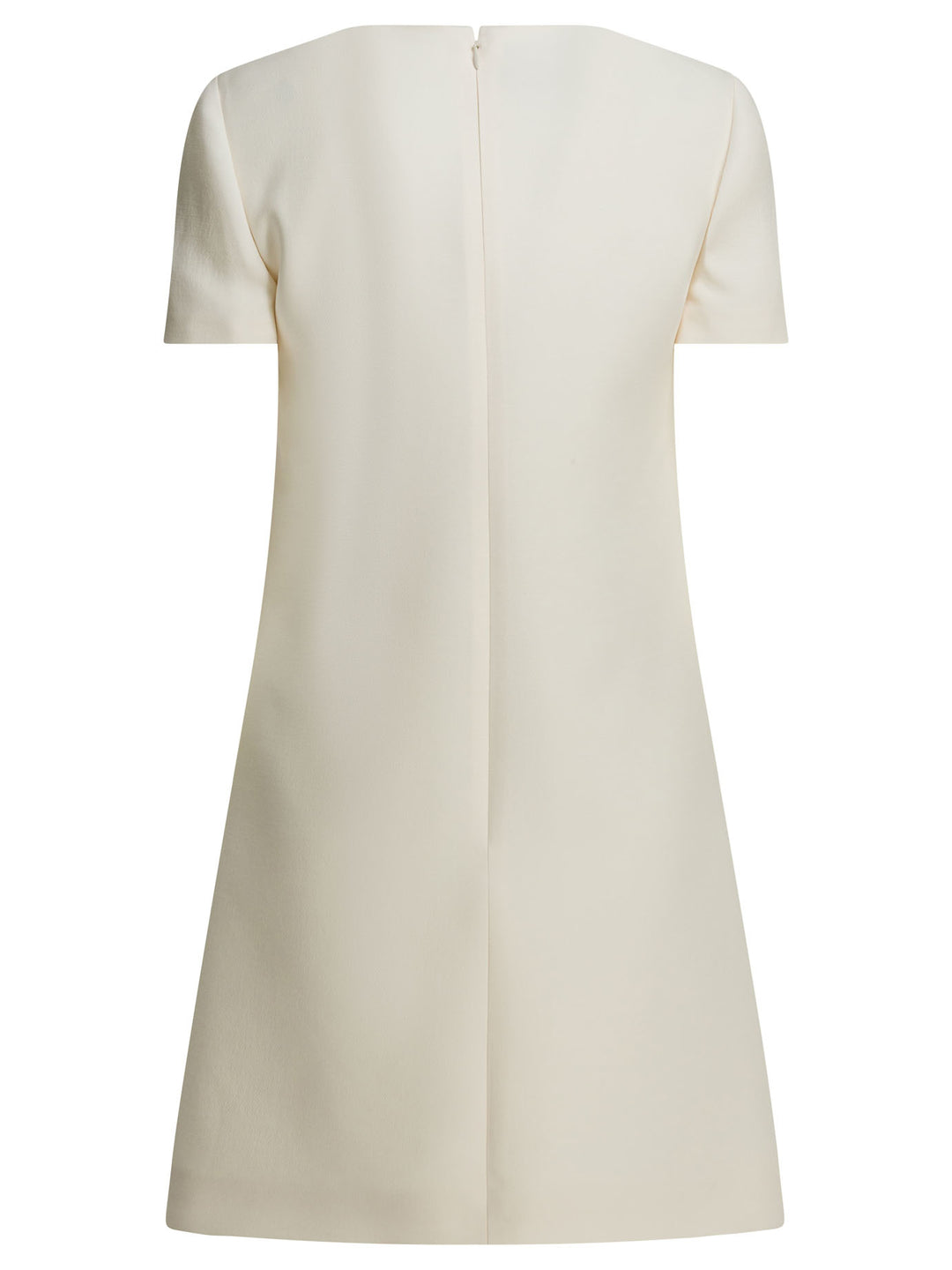 Valentino Wool Blend Short Dress Abiti - Bianco | 5d71b4375ae14efc34e21b9234eafc84d1737ab6