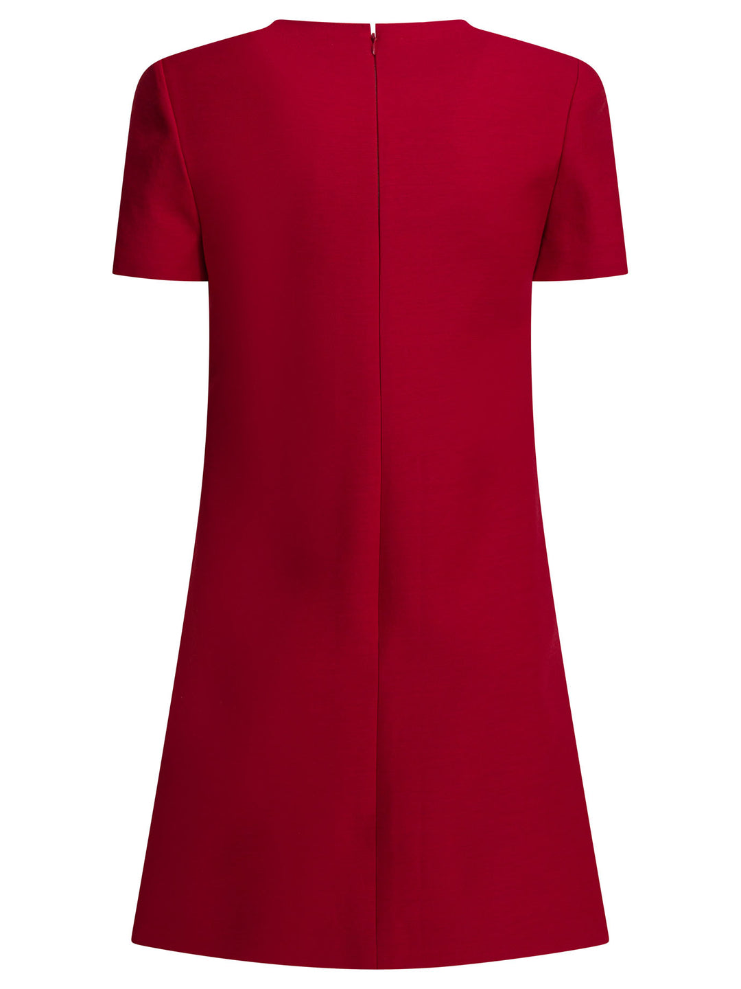 Valentino Wool-Blend Flared Dress Abiti - Rosso | 9b8c97c960d7242de78ee79ce1201b469e04a703