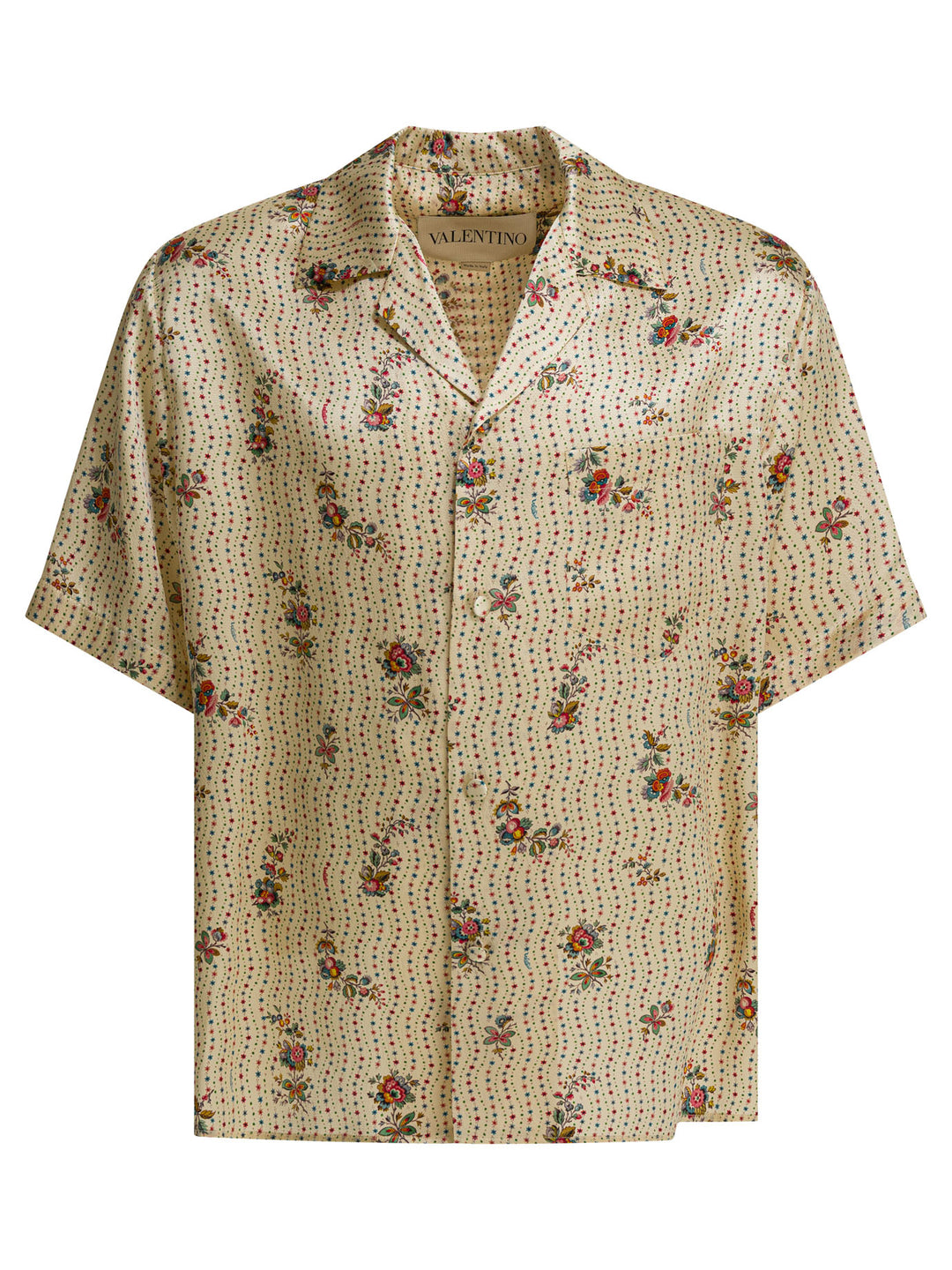 Valentino Silk Bowling Shirt Shirts - Giallo | 3940fa078cc91ae34267ff282a290ec85fa10e1e