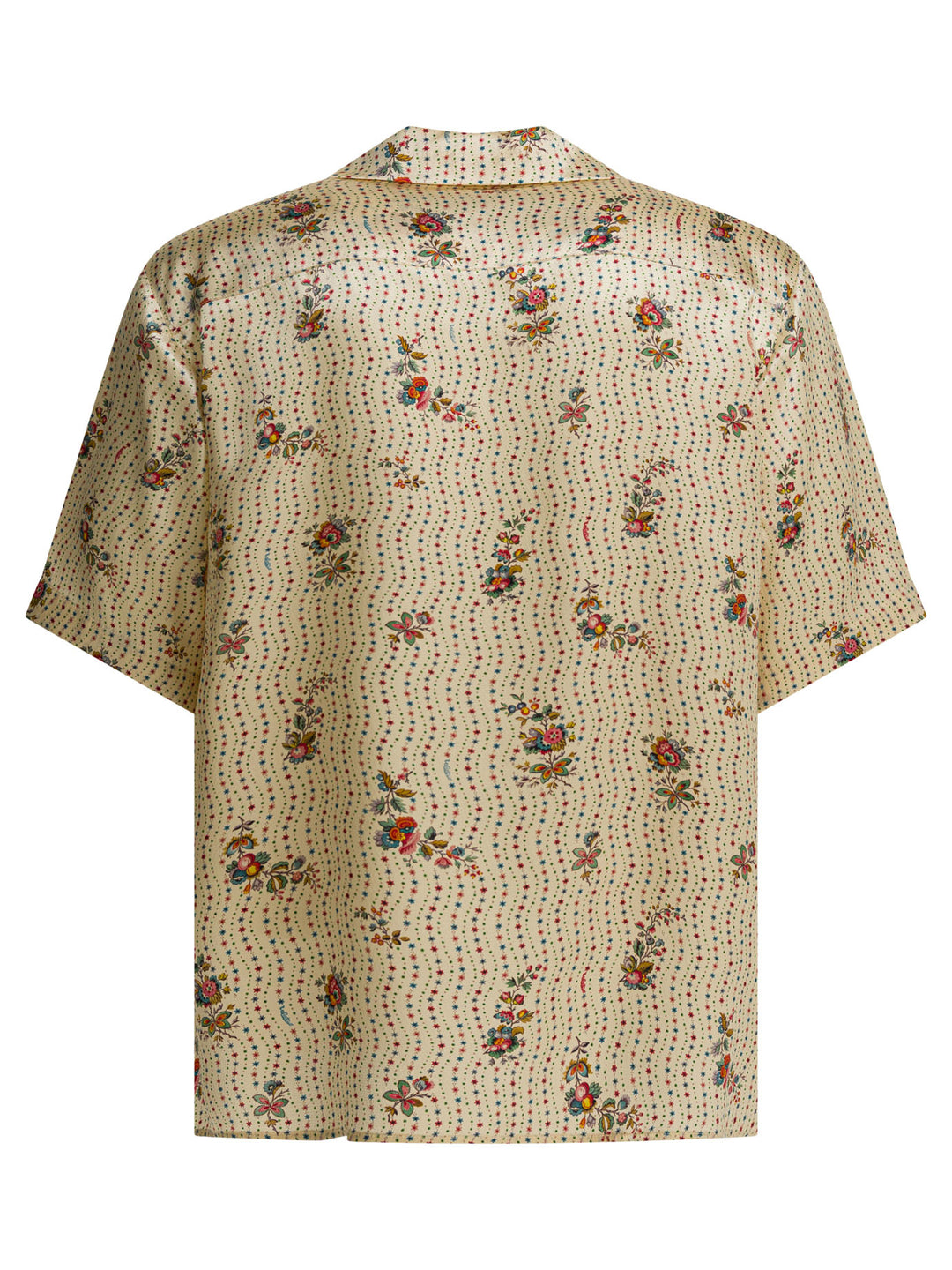 Valentino Silk Bowling Shirt Shirts - Giallo | 0a591349385bce13a651e53bd2bd641f56cad0c6