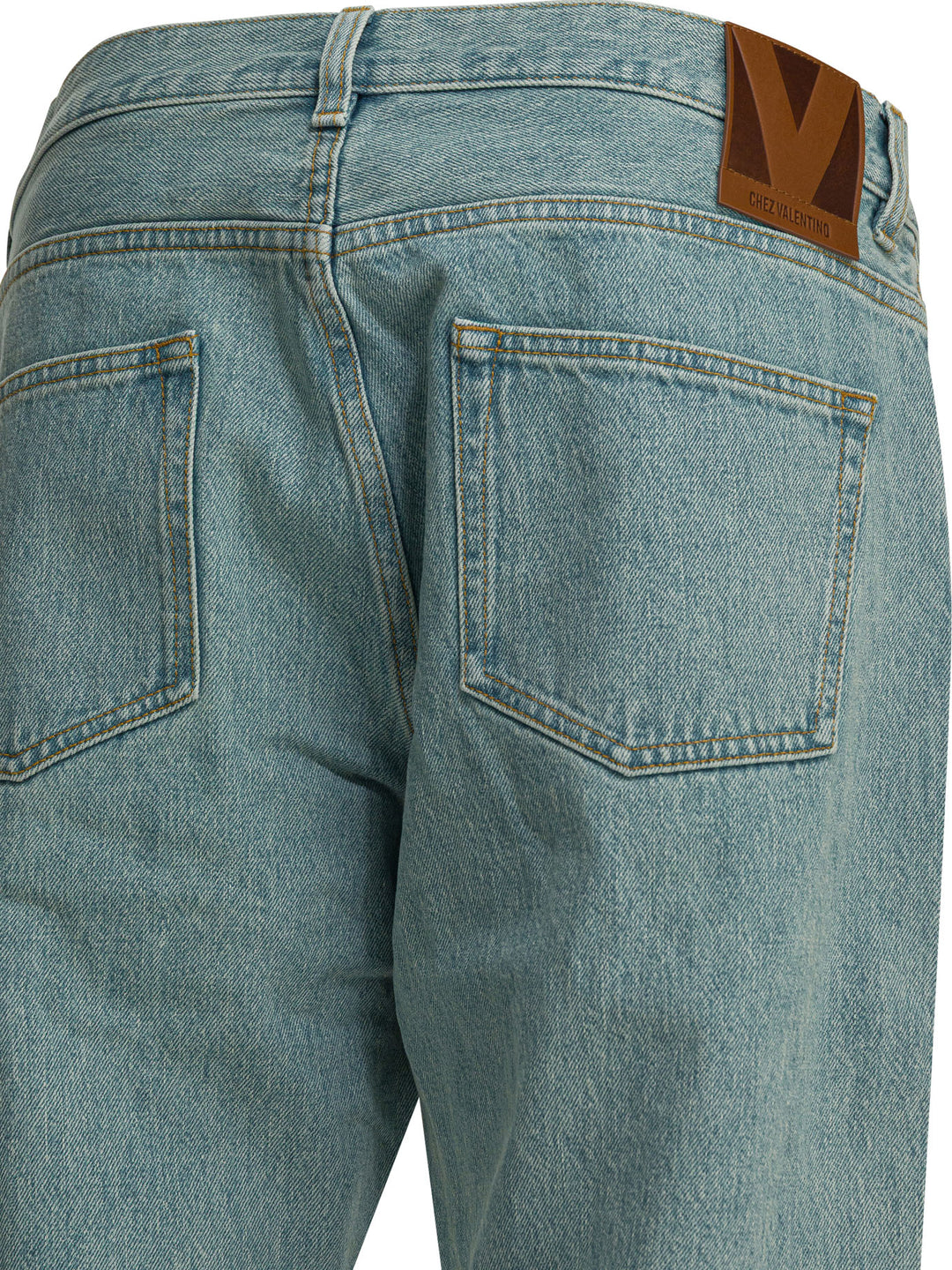 Valentino Straight-Leg Jeans - Light blue | 99066db038b0ddd0b682ba70005b4718fbaebb0c
