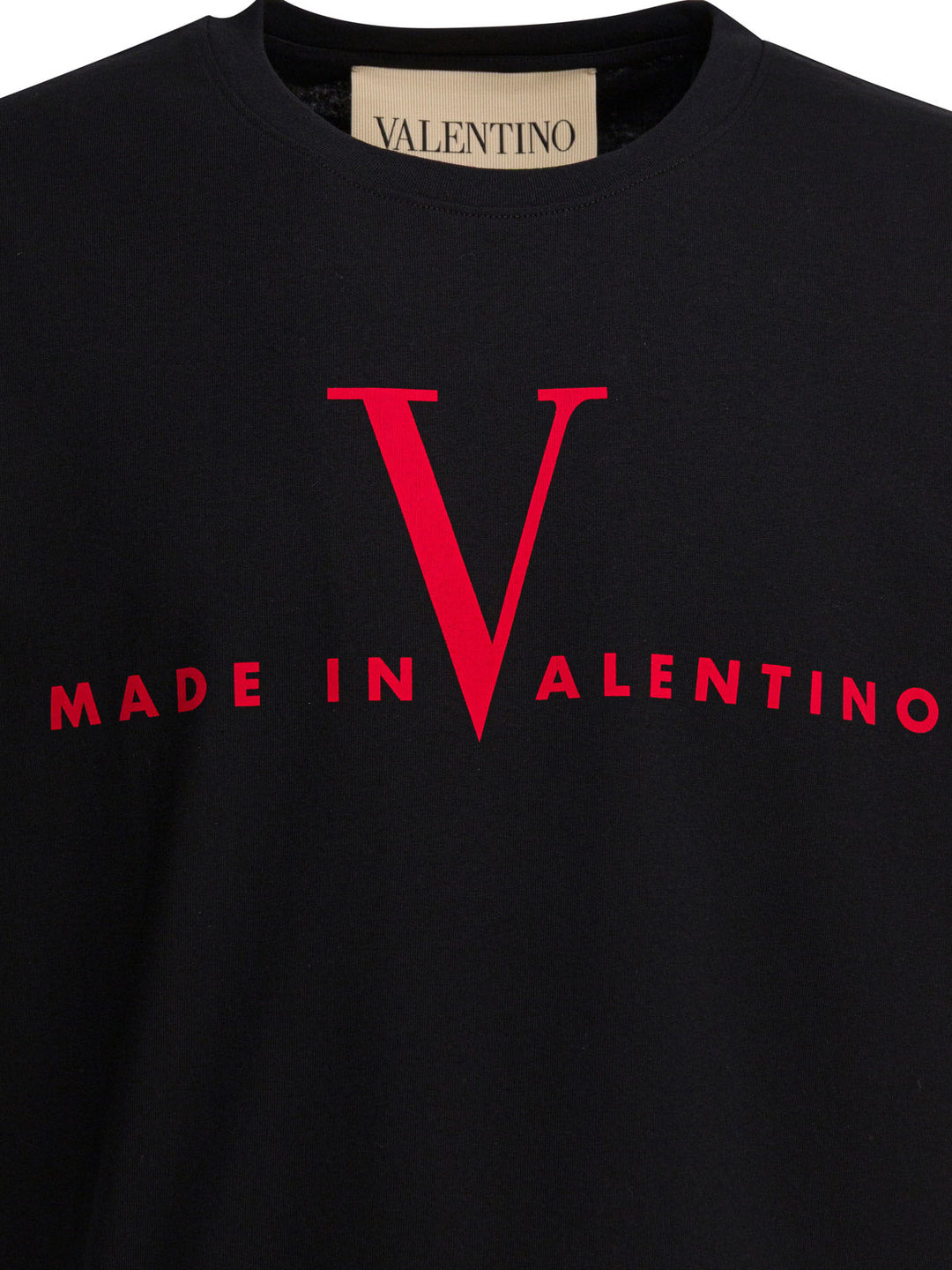 Valentino Made In Valentino T-shirts - Nero | cf0784a5f8fc71f95641fe0acb9ea578351ec8e6