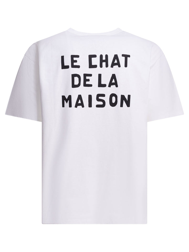 Valentino Le Chat De La Maison T-shirts - Bianco | 26b88fc46658dde4ea0b0cc2893e7e731c1af6ae