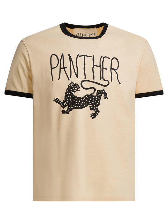 Panther T-Shirts Beige