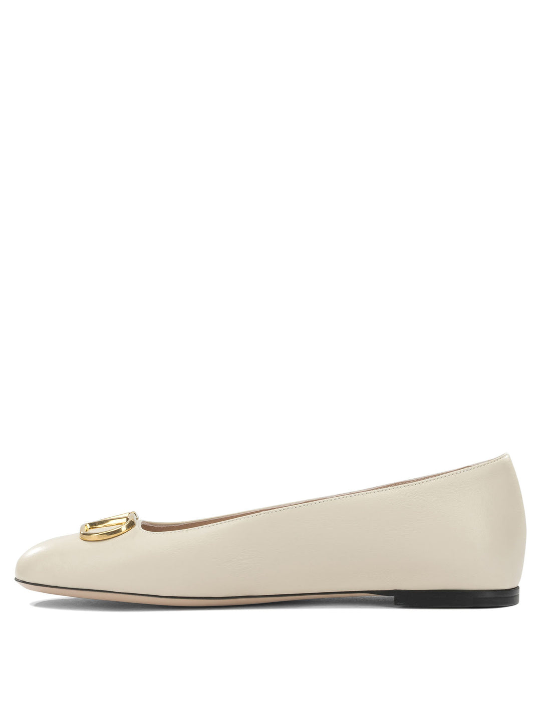Valentino Garavani Vlogo Ballerinas - Bianco | 5274a8c569c93f6891e038eed0b3de71ea11b4fb