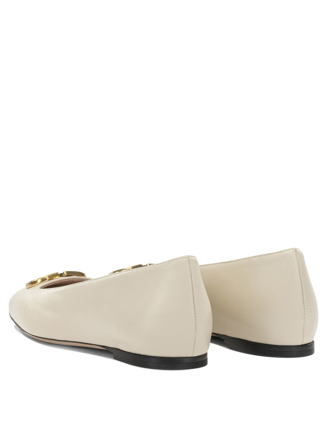 Valentino Garavani Vlogo Ballerinas - Bianco | 14984f867896252003972188d2c609eb30516c52