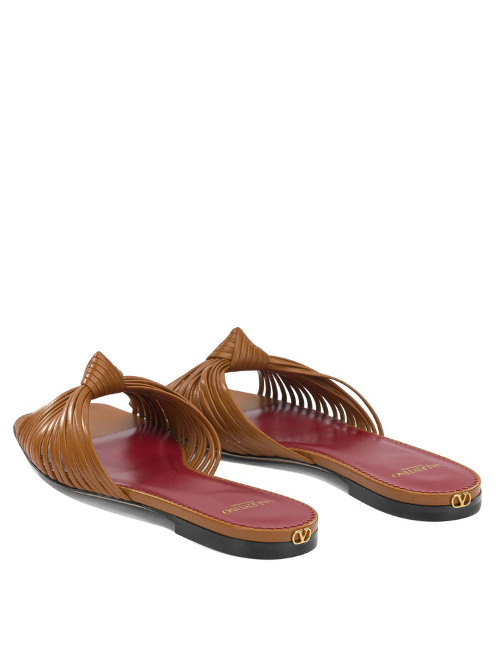 Valentino Garavani Annet Sandali - Marrone | a91b66a11aab29d283097818f95c322e28672533