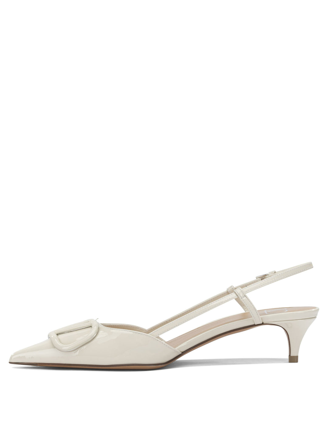 Valentino Garavani Slingback Vlogo 40mm Heeled shoes - Bianco | 237482972ab5e172058abe7d9cc2bcf707583437