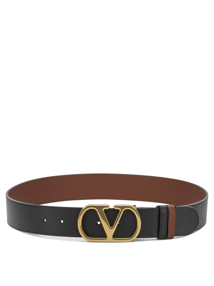 Valentino Garavani Vlogo Signature Cinture - Nero | 1736e26812b1ffba8ffbe9992631e0a493ee3280
