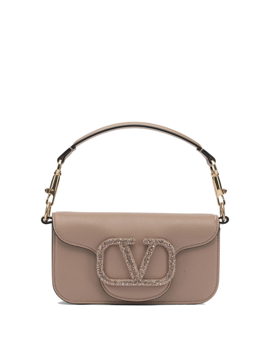 Valentino Garavani Locò Leather Small Handbag Handbags - Rosa | 62c7ffcf2d463a0b5baed7274e90e4253b7c25e6