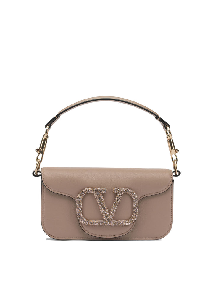 Valentino Garavani Locò Leather Small Handbag Handbags - Rosa | 62c7ffcf2d463a0b5baed7274e90e4253b7c25e6