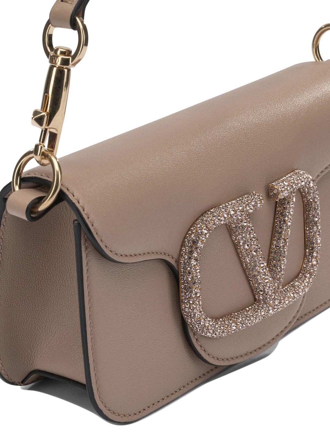 Valentino Garavani Locò Leather Small Handbag Handbags - Rosa | 4236cc6ab47d36c9db1f44fb2c03d3d4a7681a1a