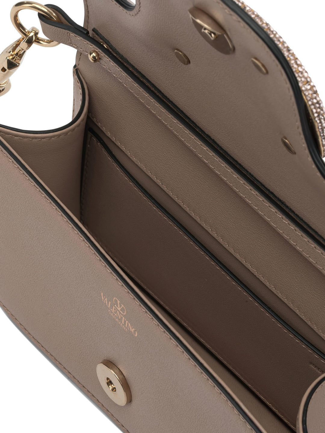 Valentino Garavani Locò Leather Small Handbag Handbags - Rosa | 1d9a31d1dc863e69c9317c0464c11a2ed2ae3b57