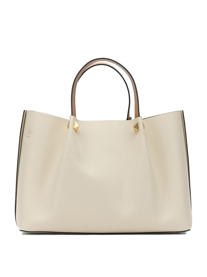 Valentino Garavani Signature V-Logo Handbag Handbags - Bianco | 8c6ccd4679f18fcde7daf43421830ca83fdcbfed