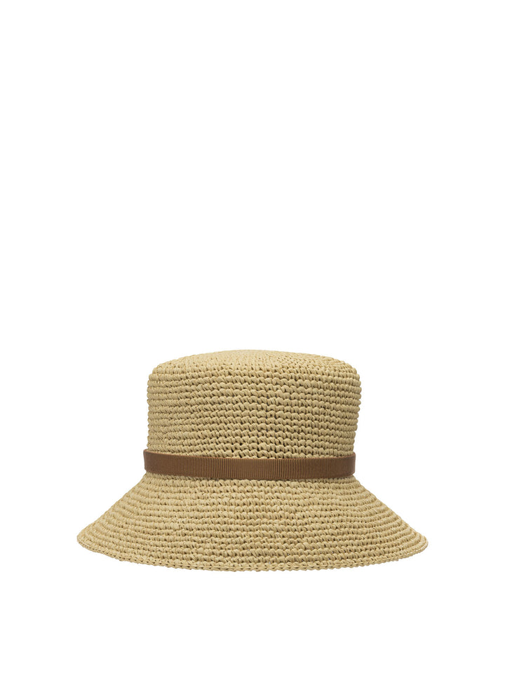 Valentino Garavani Signature V-Logo Bucket Hat Cappelli - Beige | 900b85e5b483a6969299c04d059e43718b5c7859