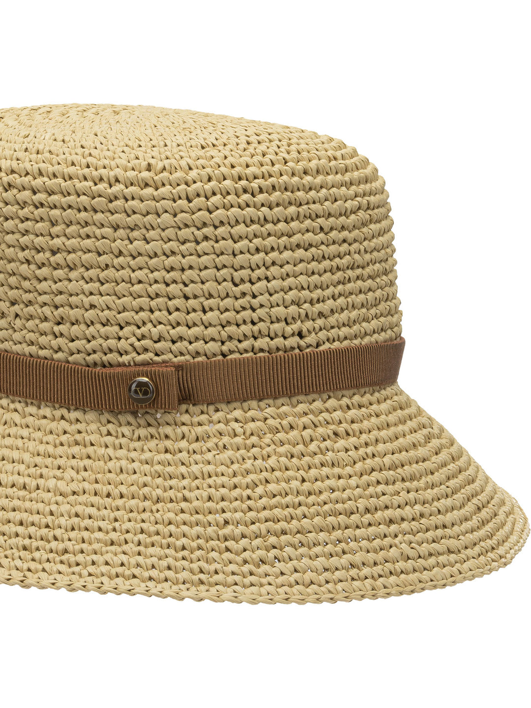 Valentino Garavani Signature V-Logo Bucket Hat Cappelli - Beige | b36f3f399e86e553566c066792f06406b60c1fa9