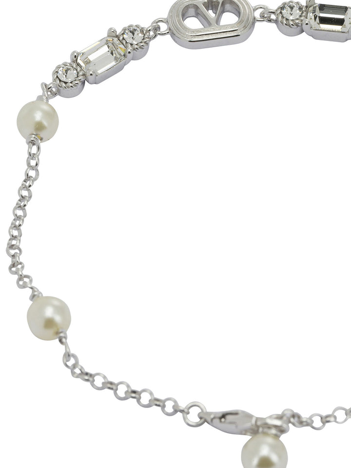 Valentino Garavani Ovalette Jewels - Silver | 17d4bd5c9cfbe92abcfeb611048bfdb00d7774a1