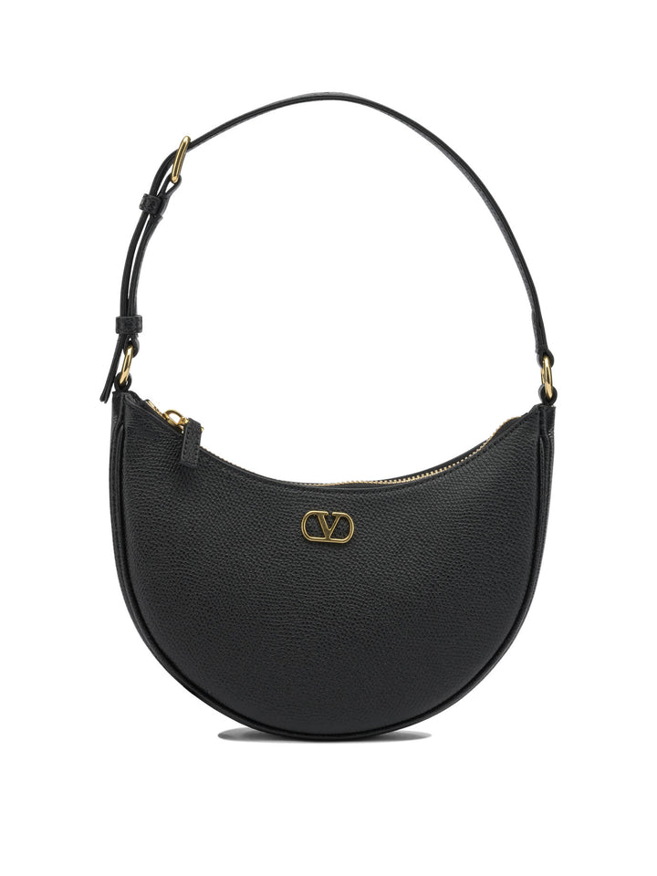 Valentino Garavani Mini Hobo Borse a Spalla e Tracolla - Nero | fdbd3573bb4f6d76a8699877814835fc24d2ee00