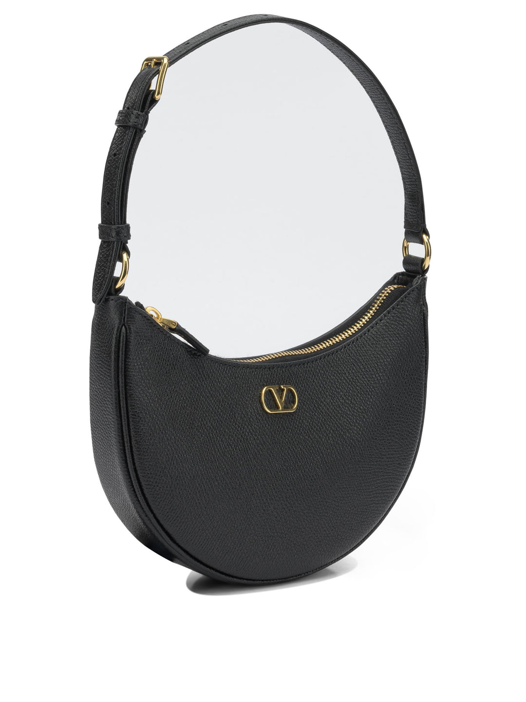 Valentino Garavani Mini Hobo Borse a Spalla e Tracolla - Nero | fb1520869fe4b0759b2d51a2a7c3b0afb2932d66