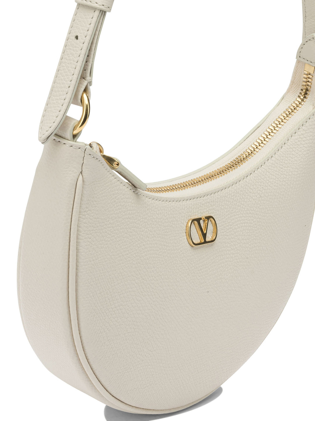 Valentino Garavani Mini Hobo Borse a Spalla e Tracolla - Bianco | 443423e24dc38711c981bc6055eac12a89ca18c5