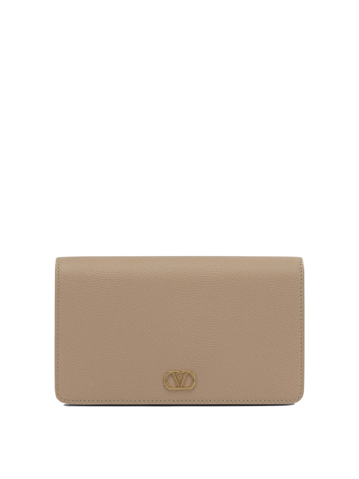 Valentino Garavani Signature Vlogo Clutch Clutches - Rosa | 660e646cb5962005445d56d8abfd0db697608378