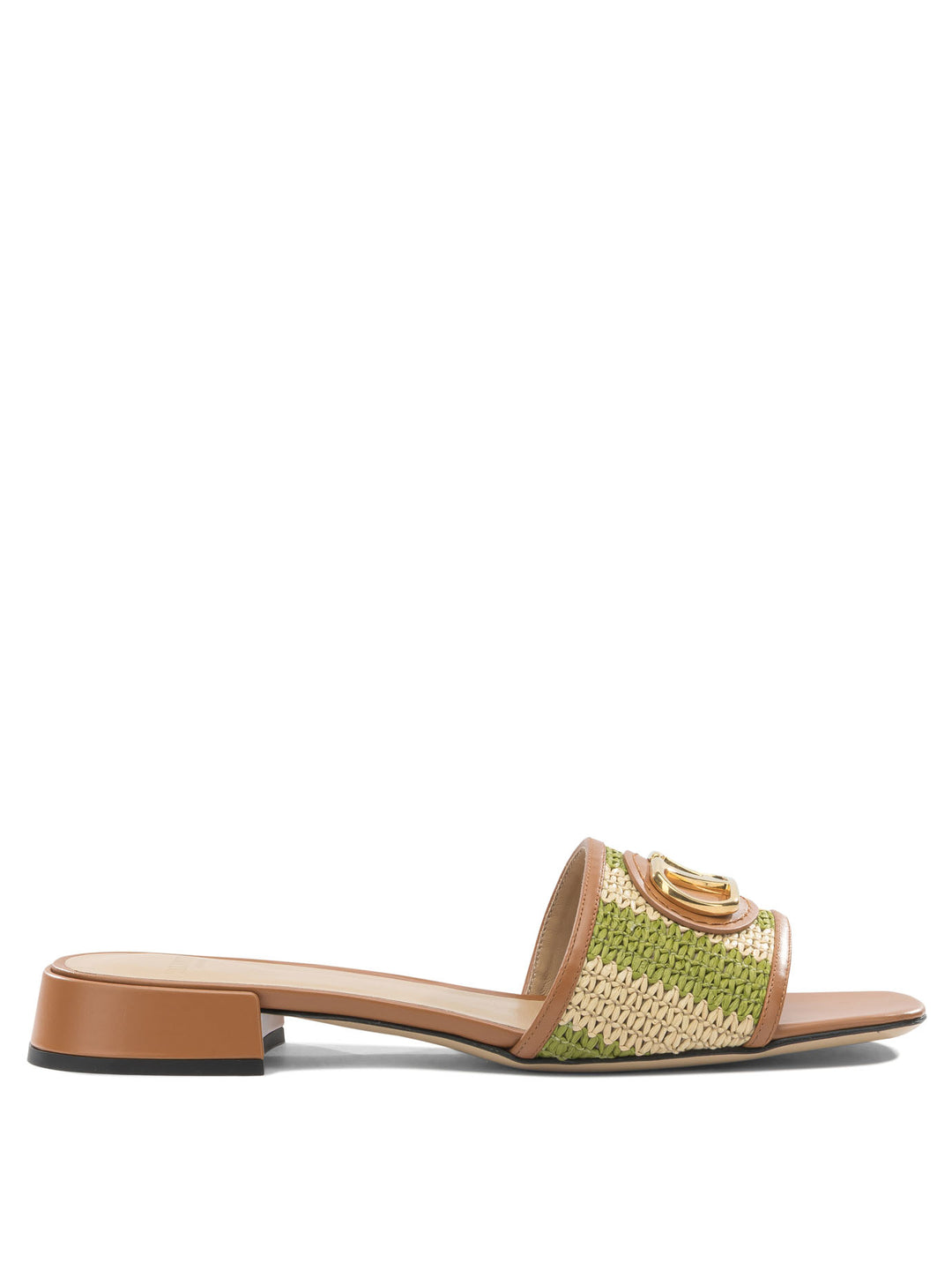 Valentino Garavani Slide Vlogo Signature Sandali - Beige | b5f918777f2355afd098e118a935564256534bd7