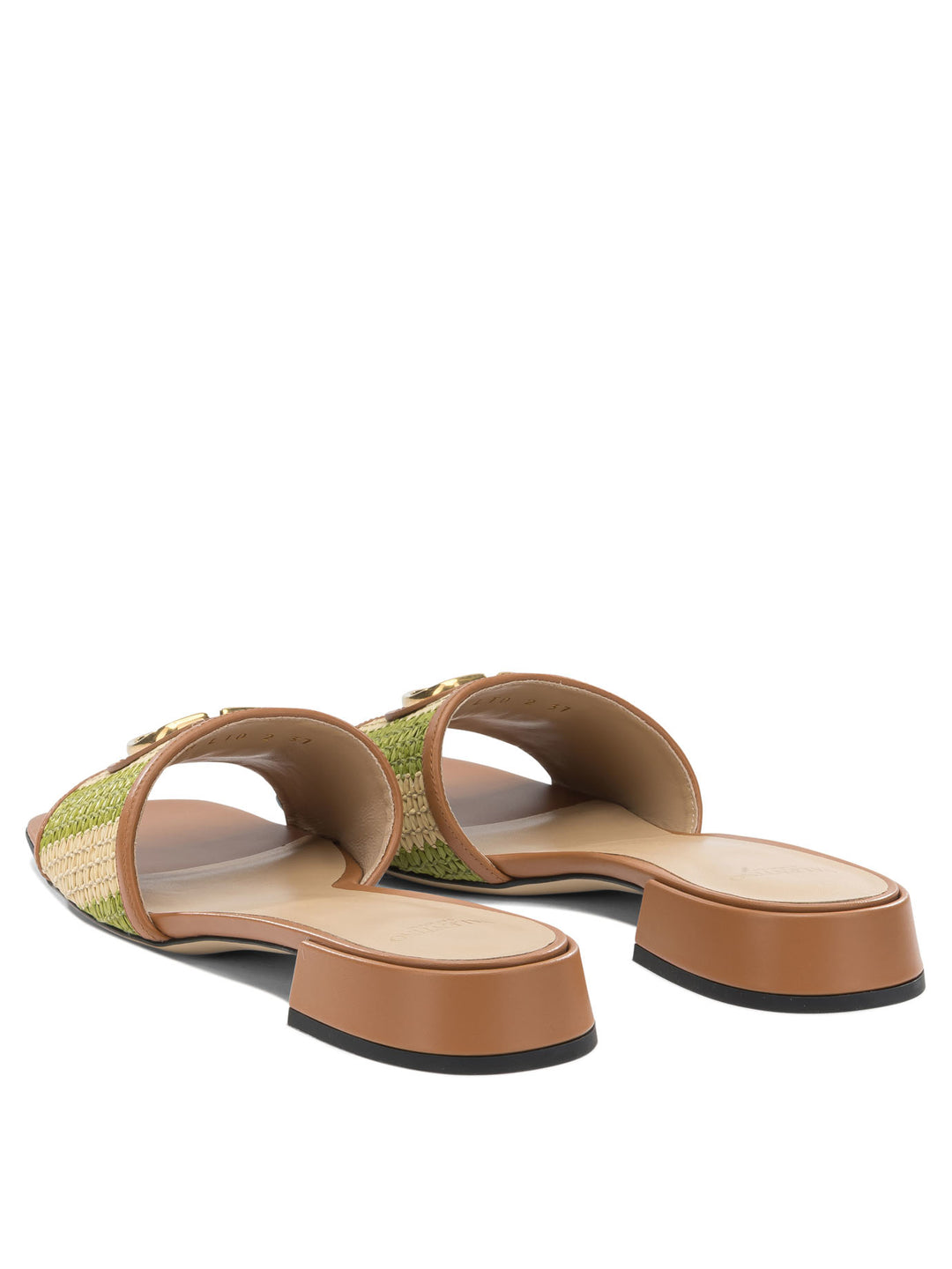 Valentino Garavani Slide Vlogo Signature Sandali - Beige | e0cc7071ae4227dd88d7c638fbe49a7fcb4de1b3