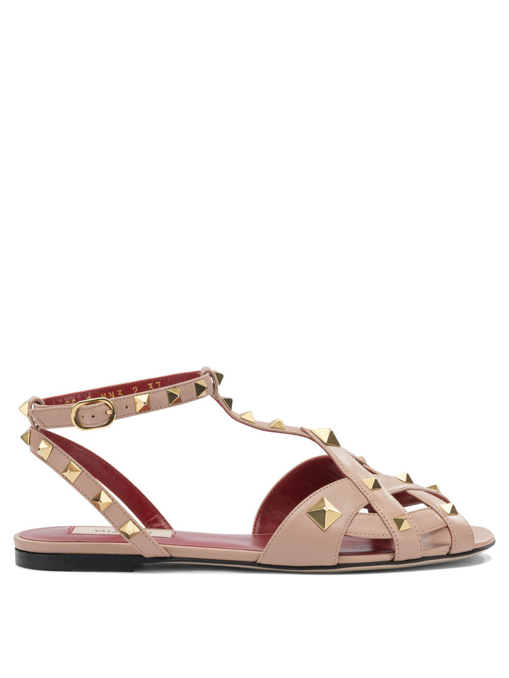 Valentino Garavani Studdy Sandali - Rosa | eecdb0e63b1c16d42a4825fa71a904f02abbd52c