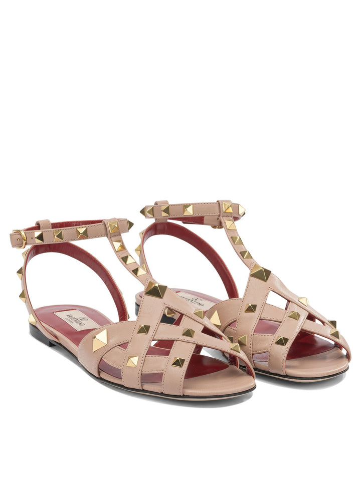 Valentino Garavani Studdy Sandali - Rosa | a762e4d537a2a1321d27a751f012a377ca48bd5f