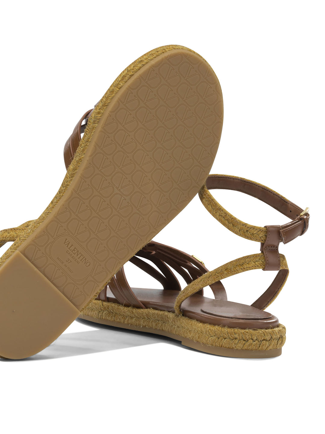 Valentino Garavani Vg Bribri Sandali - Marrone | 5b4bd50ea8844f0d9c26cc9935fe6e97f16455d2