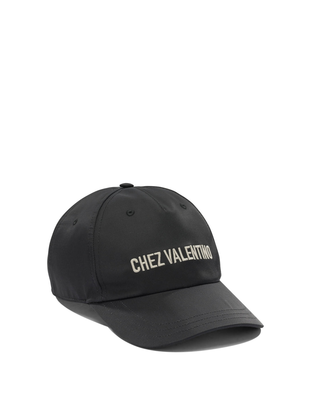 Valentino Garavani Baseball Cap With Logo Cappelli - Nero | cf1f425f3245e5b48f11dd3cccef45d6fcb51aa0