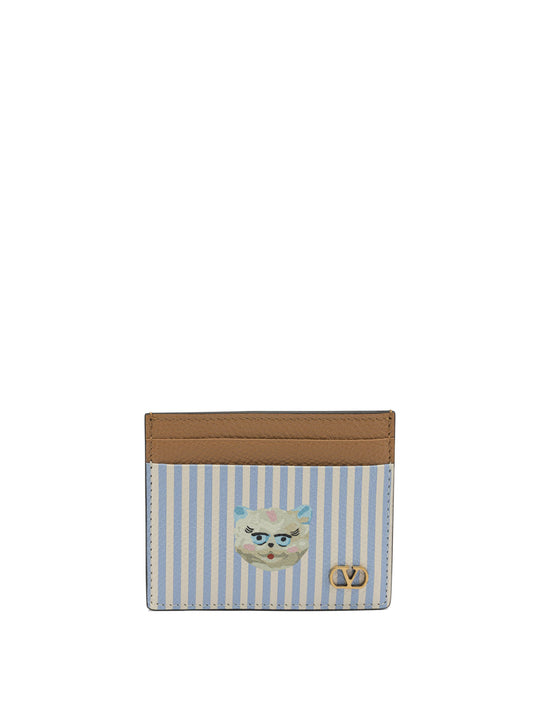 Vlogo Signature Card Holder Wallets & Card Holders Bianco
