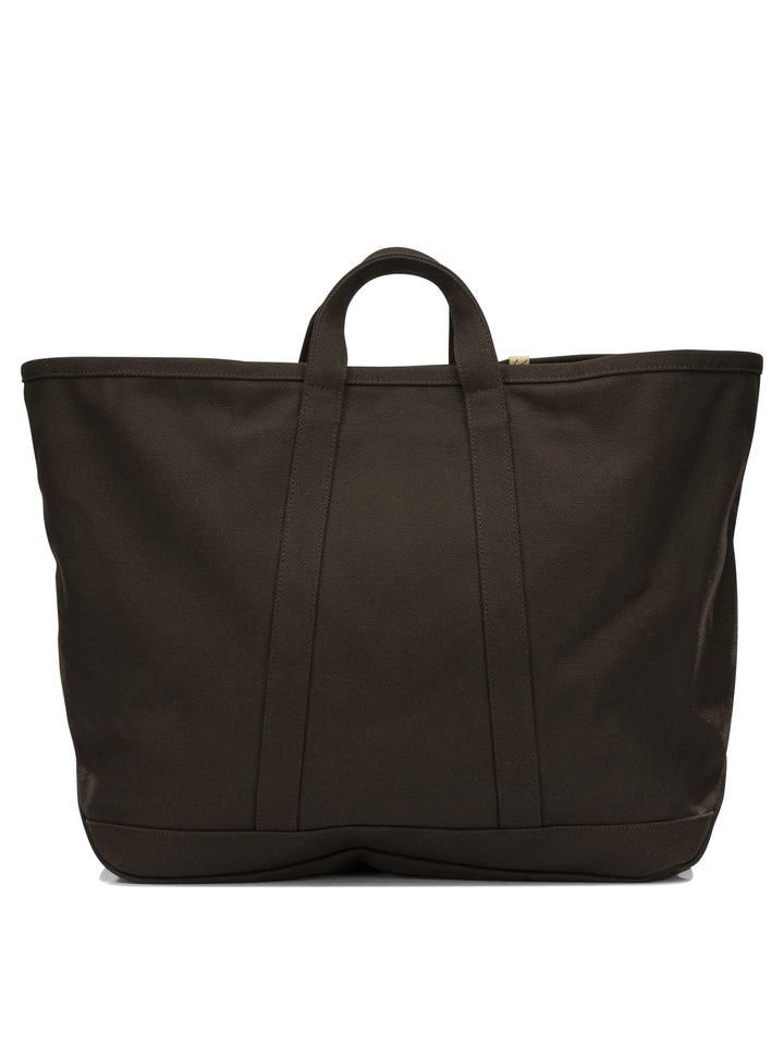 Visvim Canvas Rime Tote L Handbags - Marrone | 29db04c87e3866eebddc10fdc0a2755cfed98d30